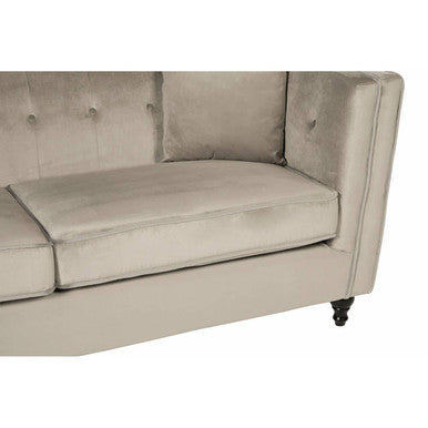 Ferris 3 Seat Mink Velvet Sofa