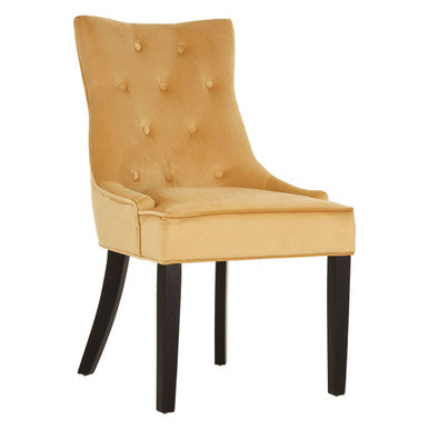 Daxton Ochre Velvet Dining Chair - image 4