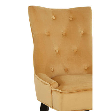 Daxton Ochre Velvet Dining Chair - image 9