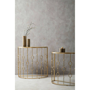 Faiza Set of 2 Art Deco Console Tables