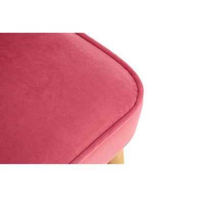 Mia 2 Seat Pink Velvet Kids Sofa