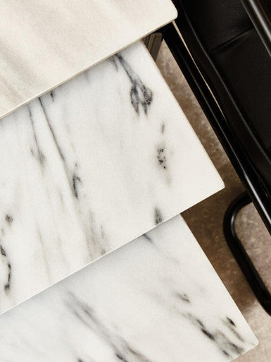 Fulton Nest Of 3 Tables With Chrome Base