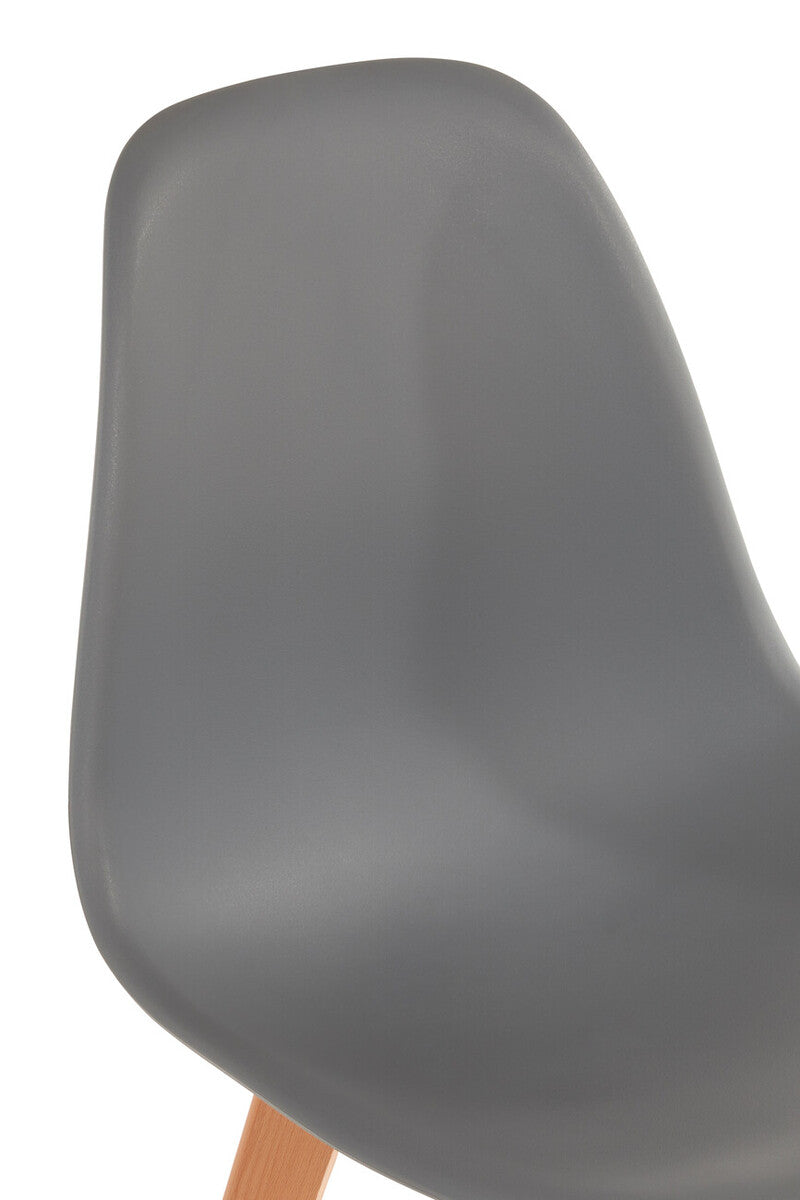 Stockholm Grey Chair With Beechwood Legs - Image 5