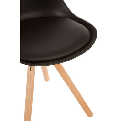 Stockholm Black Retro Chair
