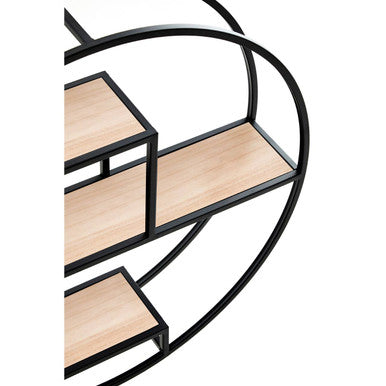 Brixton 3 Tier Round Metal Shelf