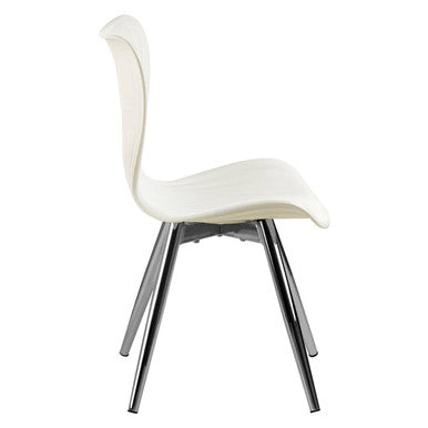 Stockholm White Textured Dining Chair