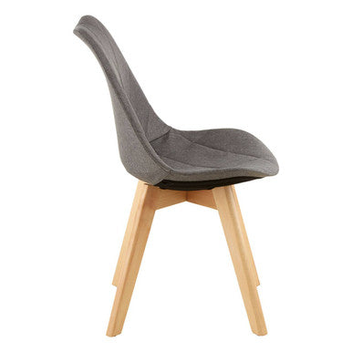 Stockholm Grey Diamond Pattern Dining Chair