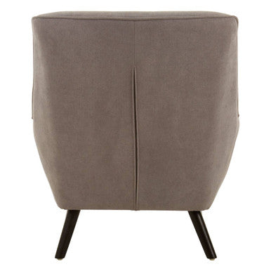 Stockholm Grey Linen Effect Accent Chair
