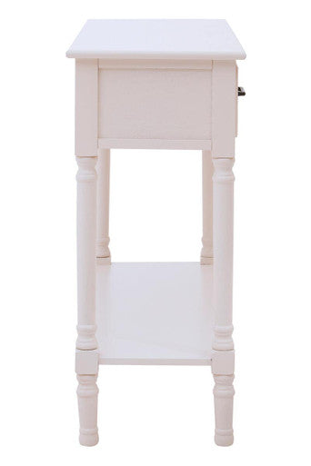Heritage 2 Drawers Pearl White Console Table
