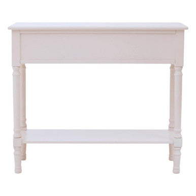 Heritage 2 Drawers Pearl White Console Table