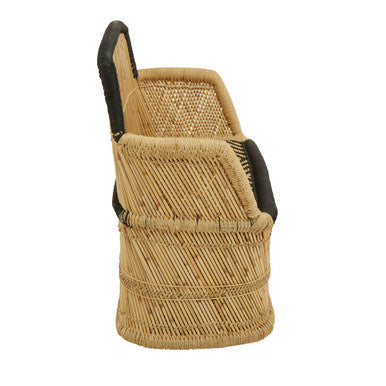 2 Seater Natural and Black Sofa, Rowan