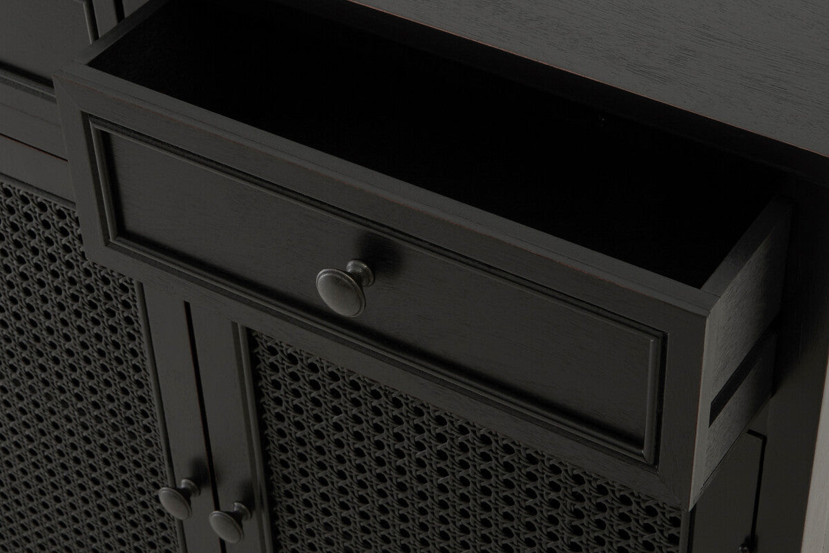 Heritage Black Wooden Sideboard