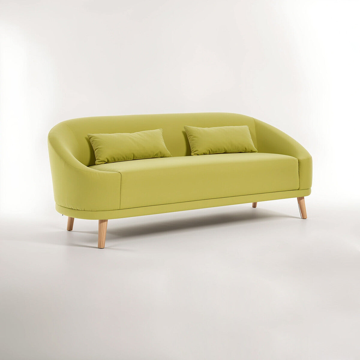 Green Linen Sofa, Holland