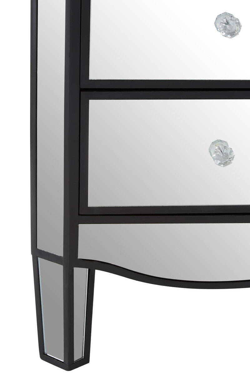 Tiffany 3 Drawer Mirrored Chest