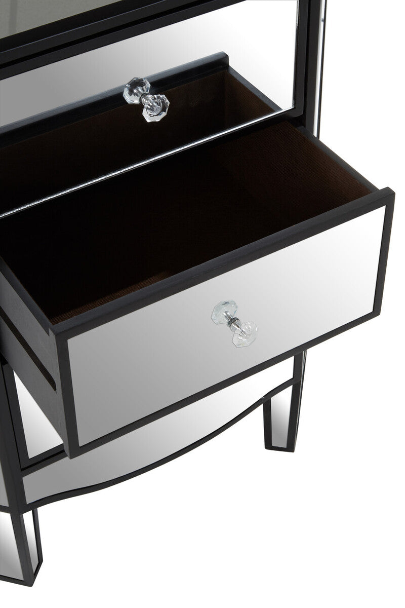 Tiffany 3 Drawer Mirrored Chest