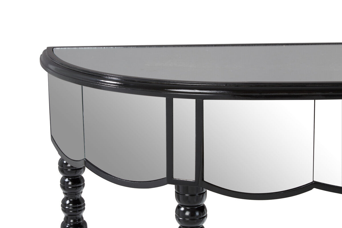 Tiffany Mirrored Console Table