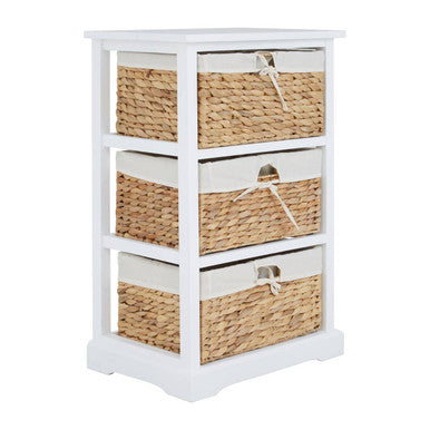Ashby 3 Seagrass Drawer Chest