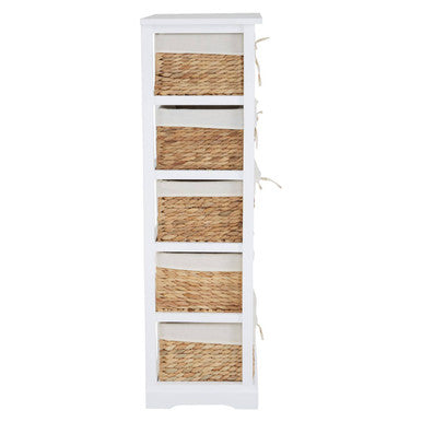 Ashby 5 Seagrass Drawer Chest