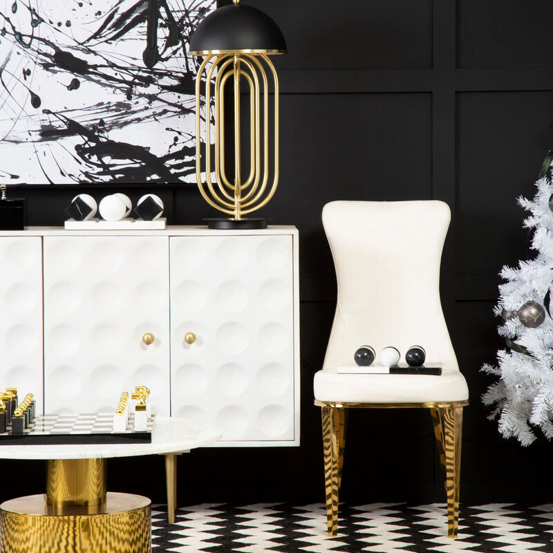 Forli White Dining Chair