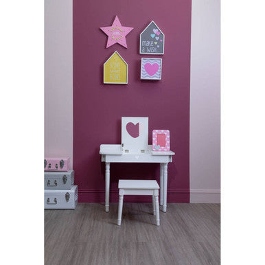 Children Dressing Table And Stool