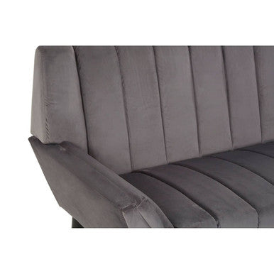 Savina 2 Seat Grey Sofa