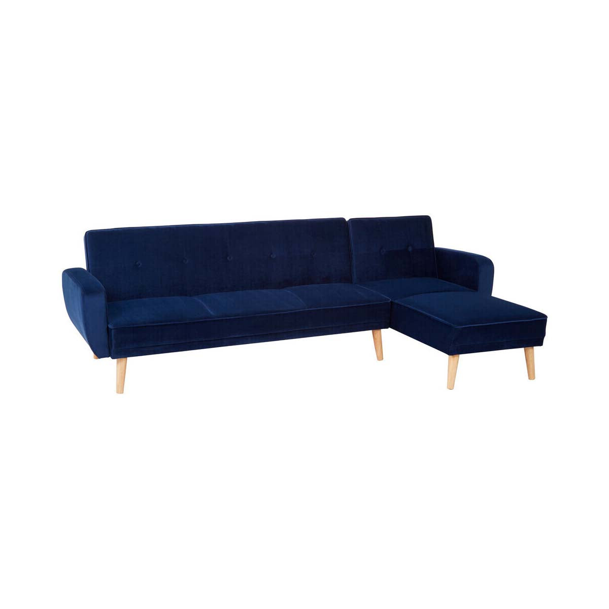 Serene 3 Seat Navy Sofa Bed