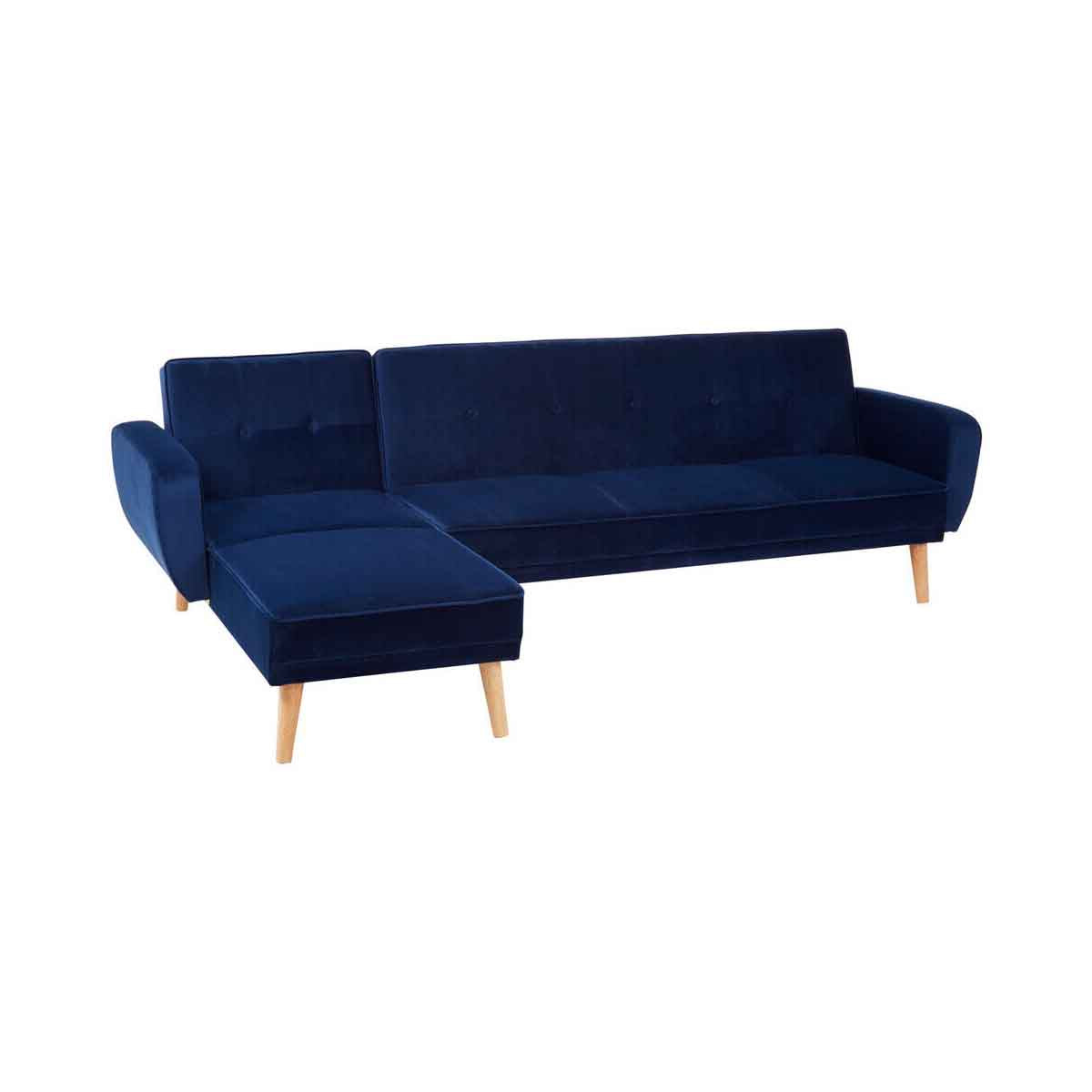 Serene 3 Seat Navy Sofa Bed