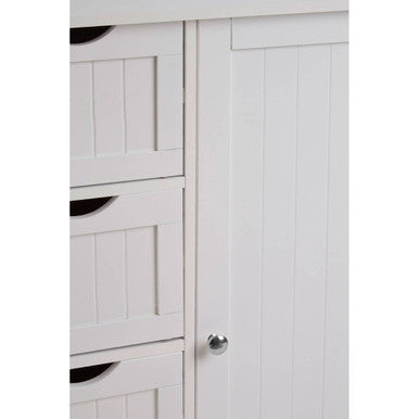 Portern 4 Drawer Single Door Cabinet