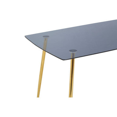 Wimslow Smoked Glass Dining Table with 6 Chairs Set