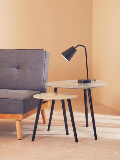 Nostra Set Of 2 Triangular Nesting Tables