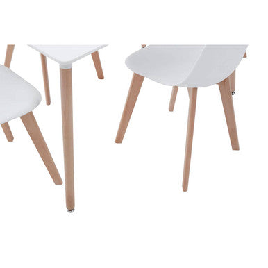 Varberg 5Pc White Dining Set