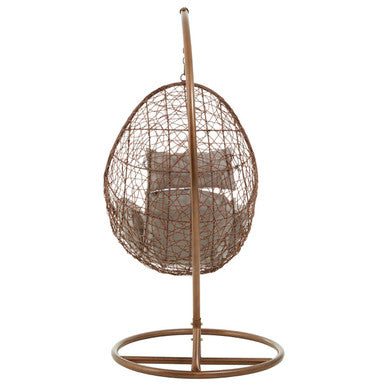 Goa Brown Rattan Hanging Chair