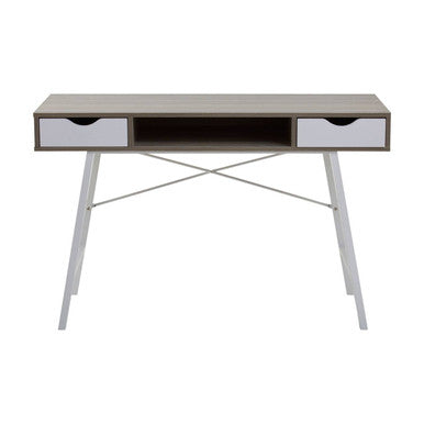 Bradbury Two Drawer Light Oak Veneer Desk