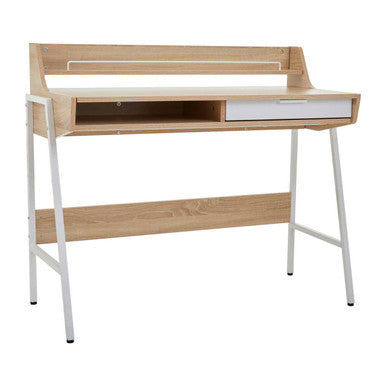 Bradbury Natural Oak Veneer Desk