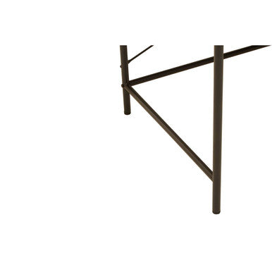 Bradbury Dark Walnut Veneer Desk With Drawers