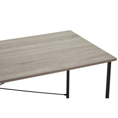 Grey Oak Veneer Effect Top Desk | Bradbury