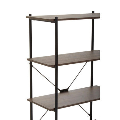 Bradbury Five Tier Dark Oak Shelf Unit