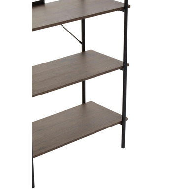 Bradbury Five Tier Dark Oak Shelf Unit