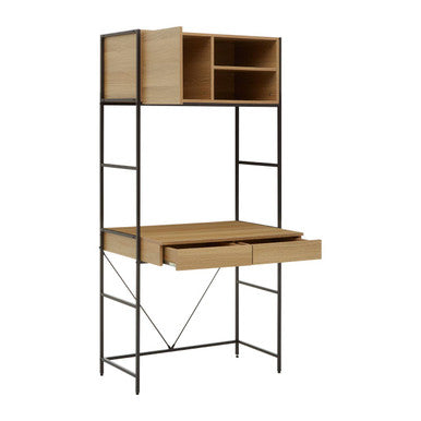 Bradbury Natural Oak Effect Shelf Unit