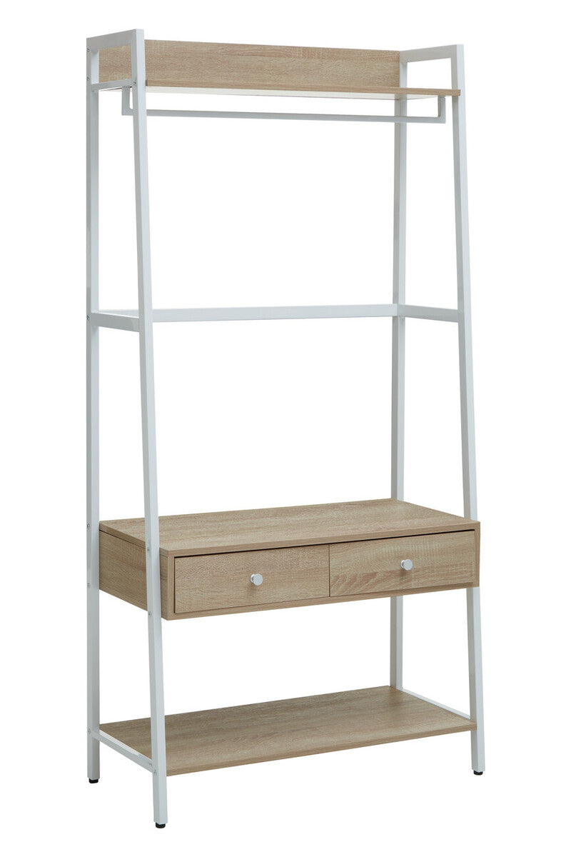 Bradbury Natural Oak Effect Open Wardrobe