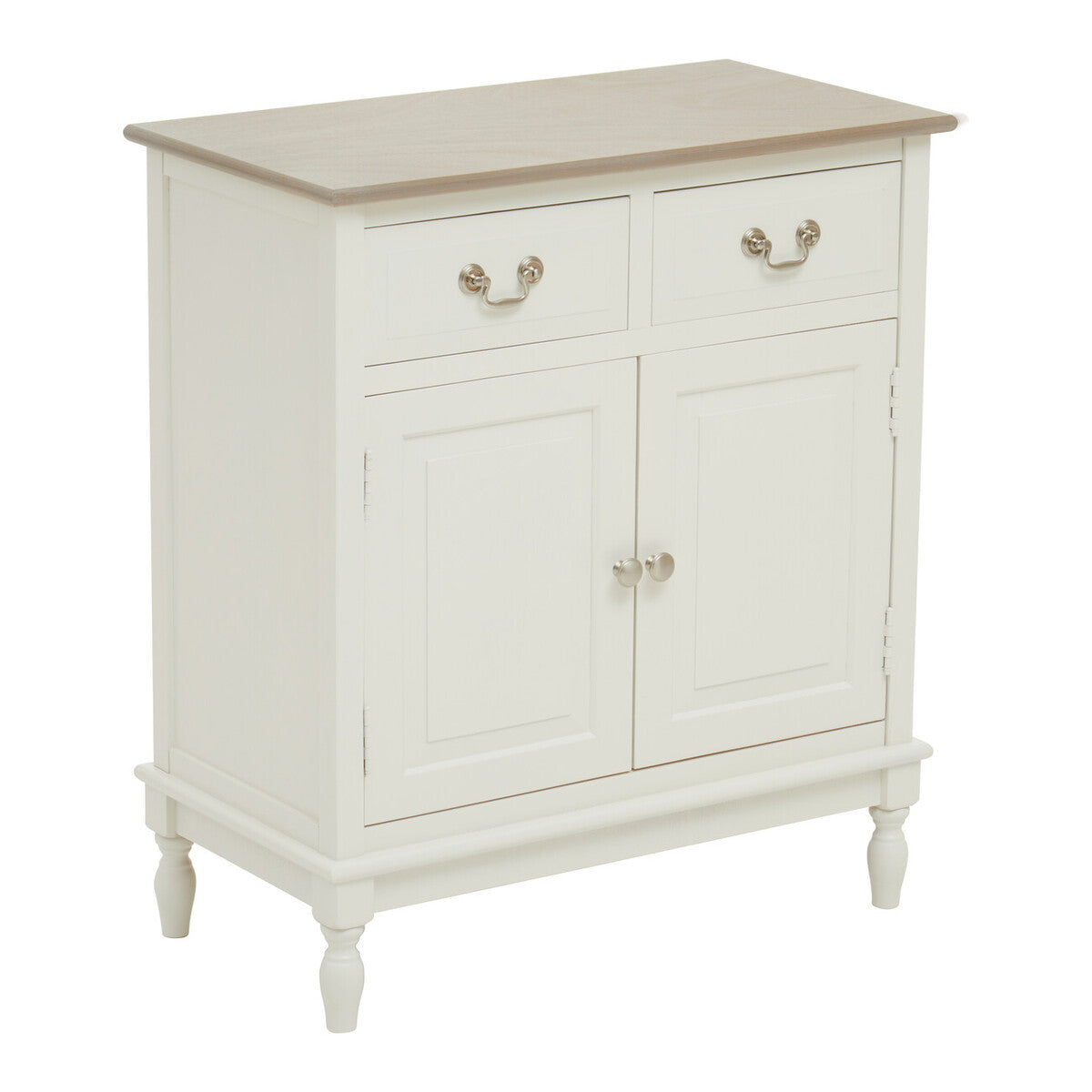 Heritage 2 Drawer White Sideboard