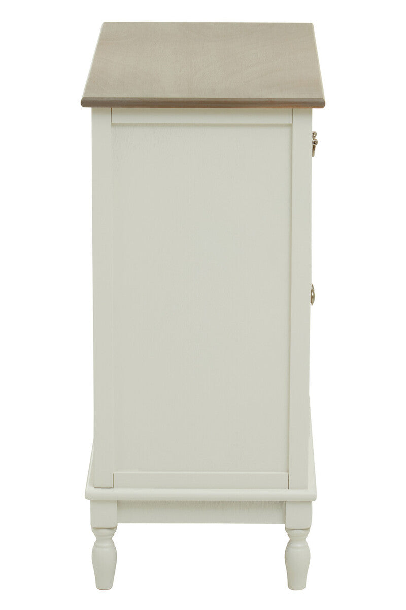 Heritage 2 Drawer White Sideboard