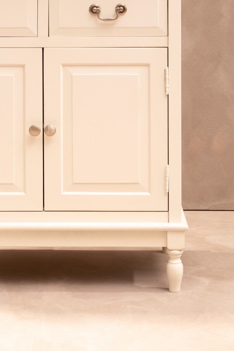 Heritage 2 Drawer White Sideboard