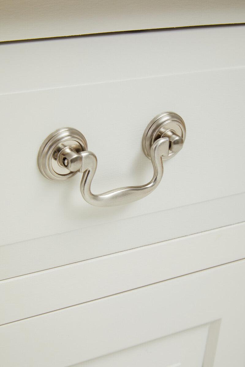 Heritage 2 Drawer White Sideboard