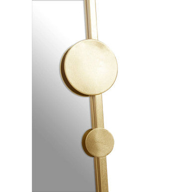 Farran Gold Finish Floor Mirror