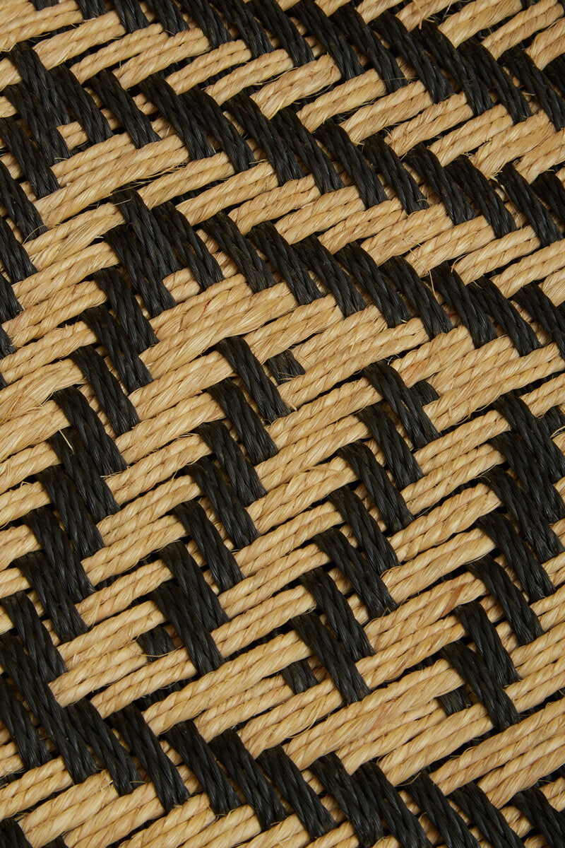 Rowan Natural And Black Chair And Stool