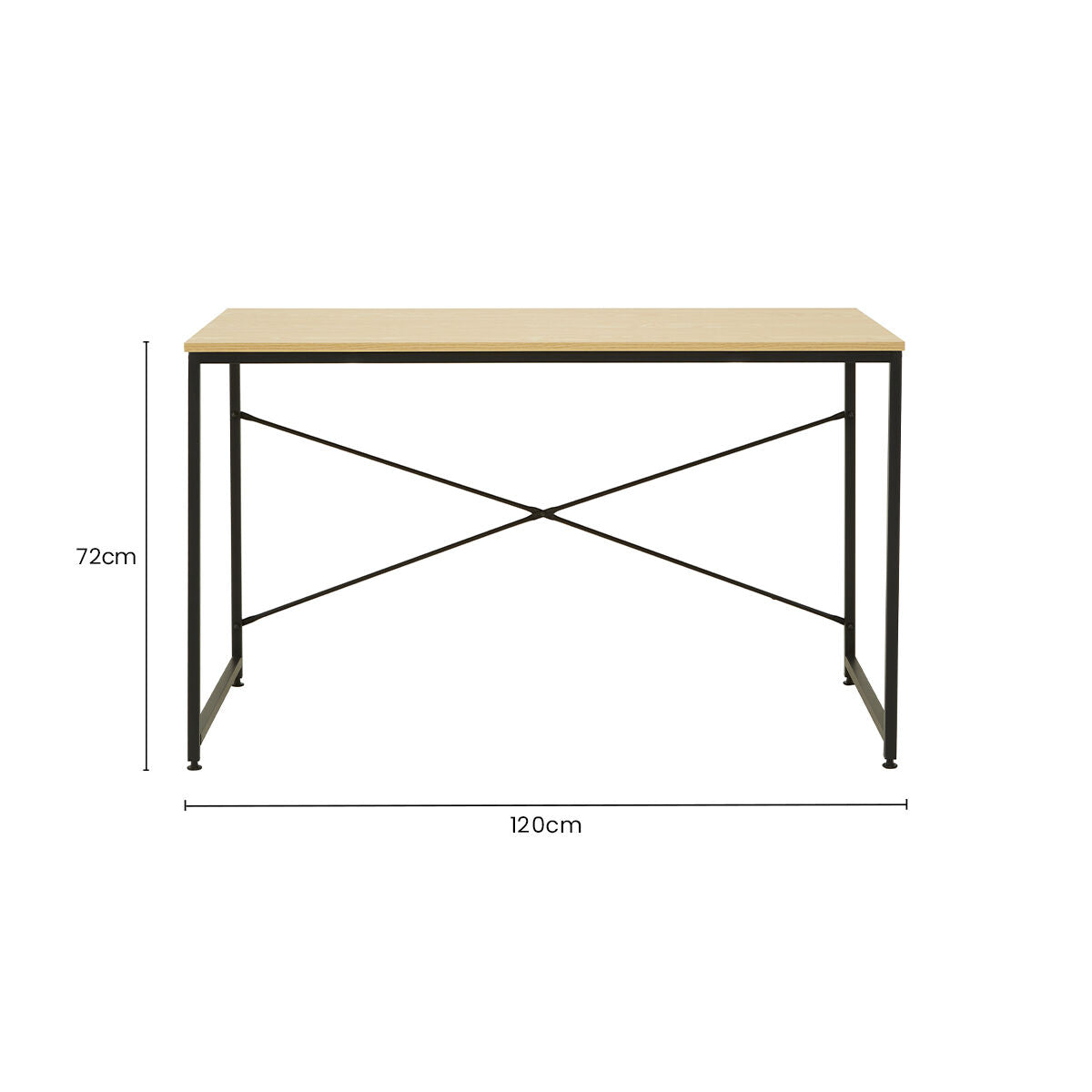 Laxton Light Oak Effect Desk