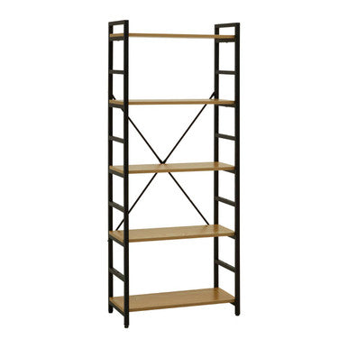 Laxton 5 Tier Light Yellow Shelf Unit