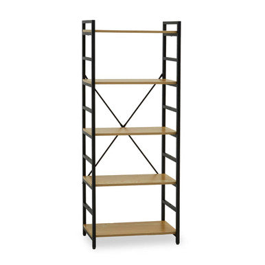 Laxton 5 Tier Light Yellow Shelf Unit