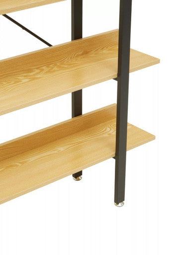 Laxton 5 Tier Light Oak Effect Shelving Unit